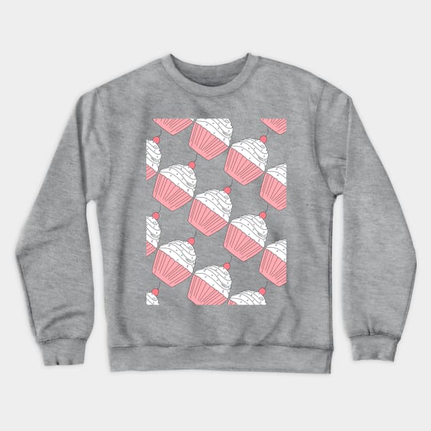 Cupcakes Crewneck Sweatshirt by JustAshlei Designs